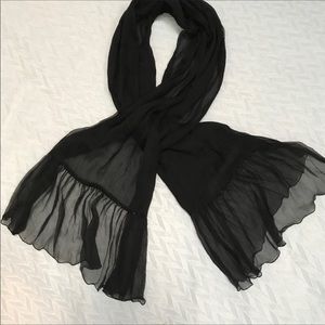 Black Evening Cape/Scarf